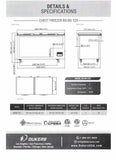 Dukers 60" Chest Freezer