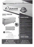 Dukers 60" Chest Freezer