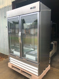 CES 2 Door Glass Freezer