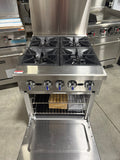 Hurakan 24" 4-Burner Range