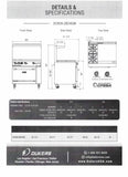 Dukers 36" Stove with 24" Griddle