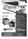 Dukers 36" 6-Burner Stove