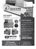 Dukers 60" Stove with 36" Griddle