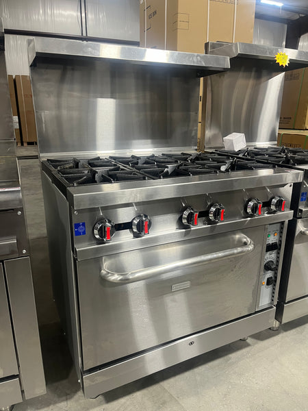CES 36" CONVECTION Oven with 6 Burners