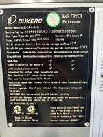 Dukers 50lb Fryer