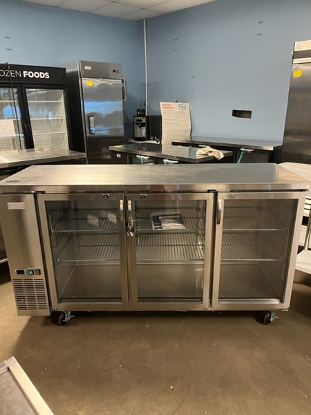 CES 72" Stainless Bar Back Cooler