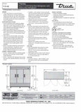 True 3-Door Stainless Cooler (T-72-HC)
