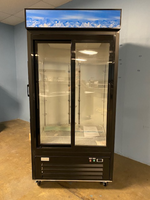 CES 2 Door Sliding Glass Merchandiser Cooler