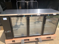 CES 72" Glass Front Bar Back Cooler
