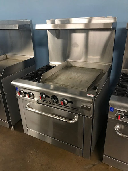 CES 36" Oven with 2 Burners and 24" Griddle