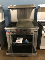 CES 36" Oven with 2 Burners and 24" Griddle