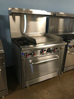 CES 36" Oven with 2 Burners and 24" Griddle