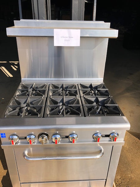 CES 36" Oven with 6 Burners
