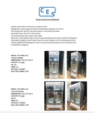 CES Single Door Glass Front Cooler